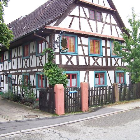 Pension Zur Sonne Wittenweier Schwanau Bagian luar foto